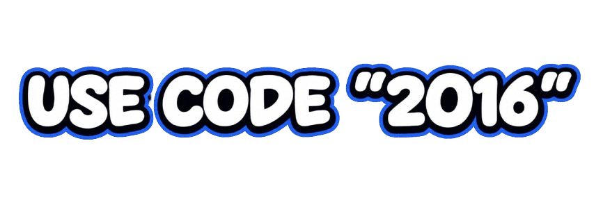 Use promo code "2016"
